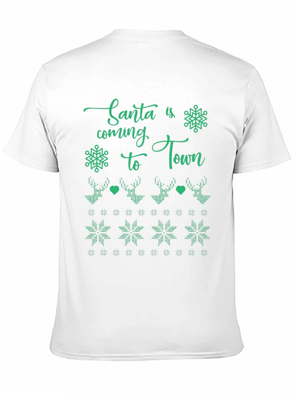 Santas Coming to Town Holiday Graphic Tee