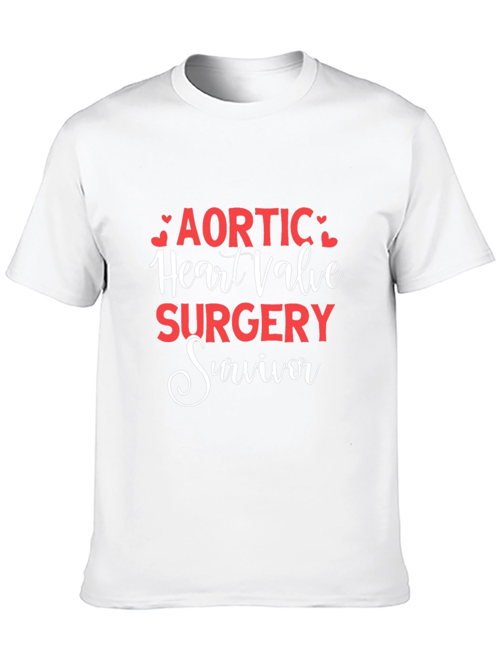 Aortic Heart Valve Surgery Survivor T-Shirt