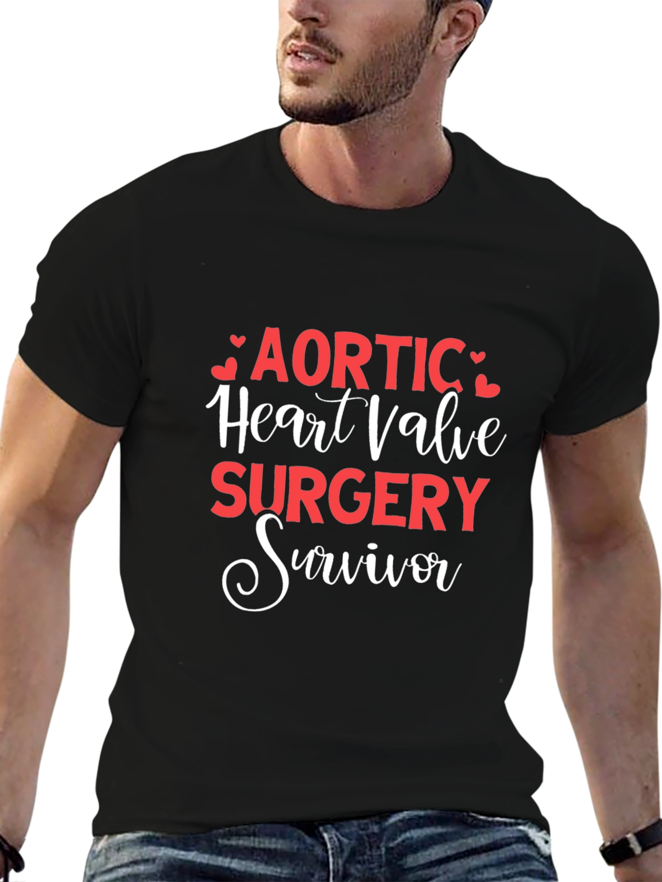 Aortic Heart Valve Surgery Survivor T-Shirt