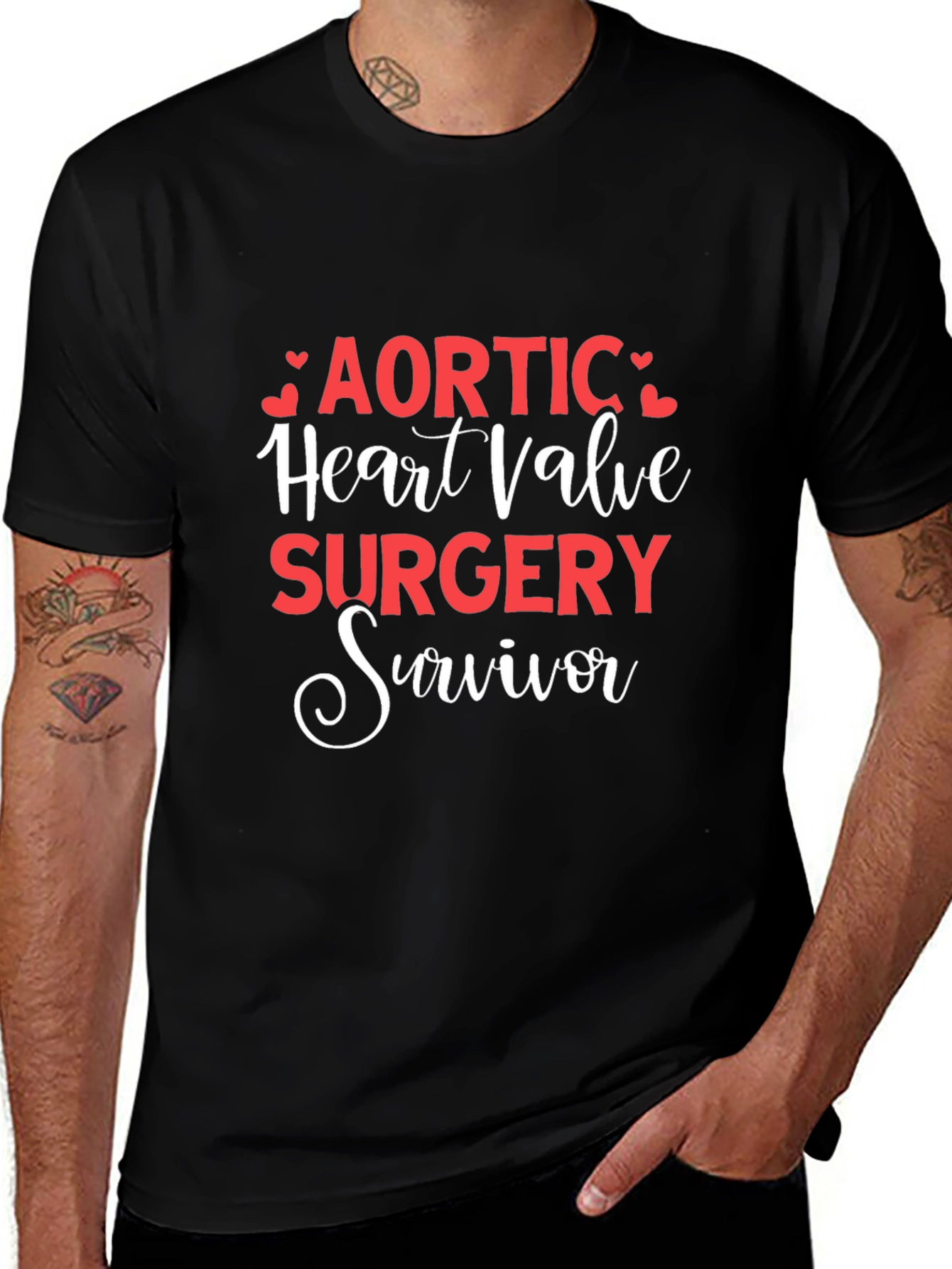 Aortic Heart Valve Surgery Survivor T-Shirt