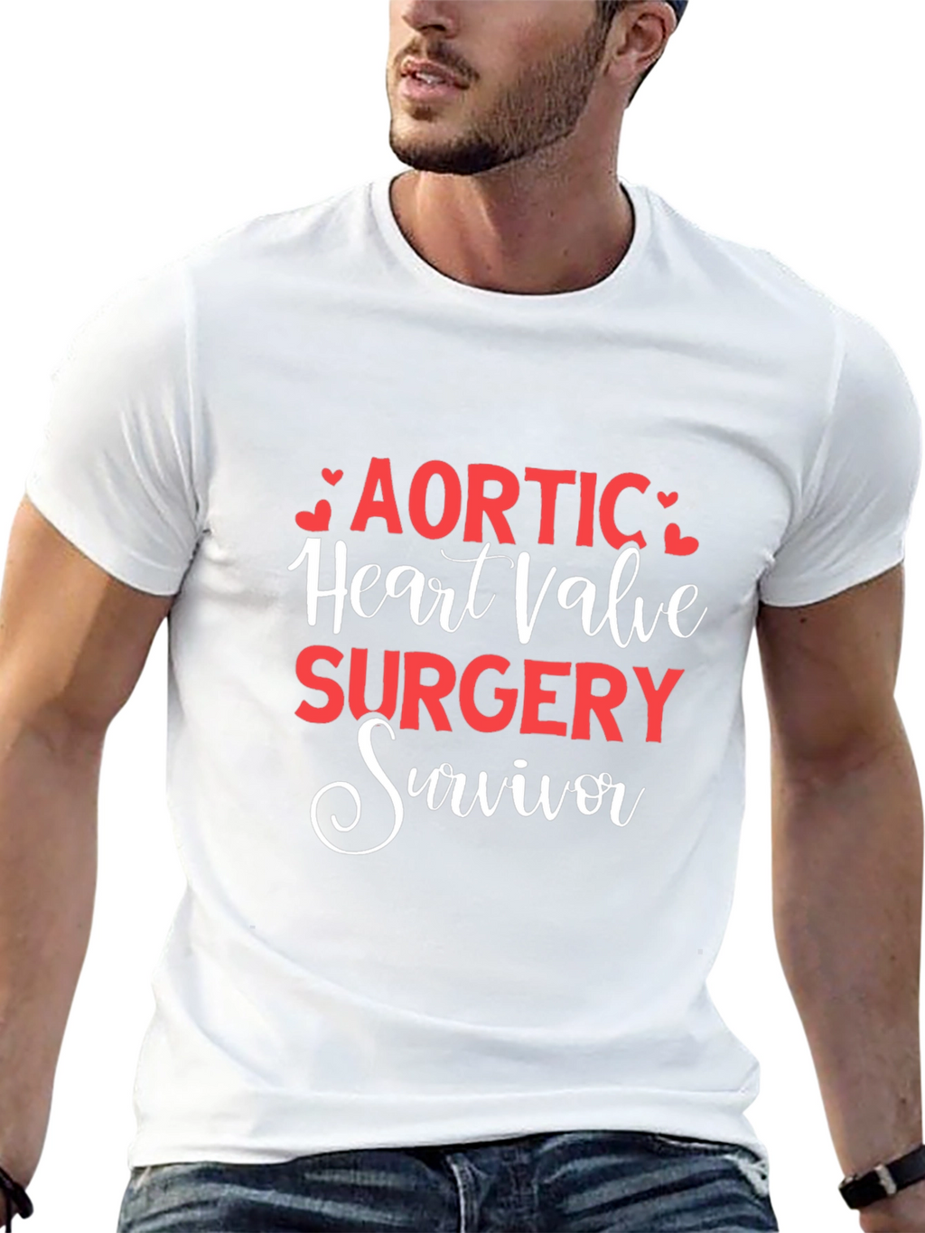 Aortic Heart Valve Surgery Survivor T-Shirt