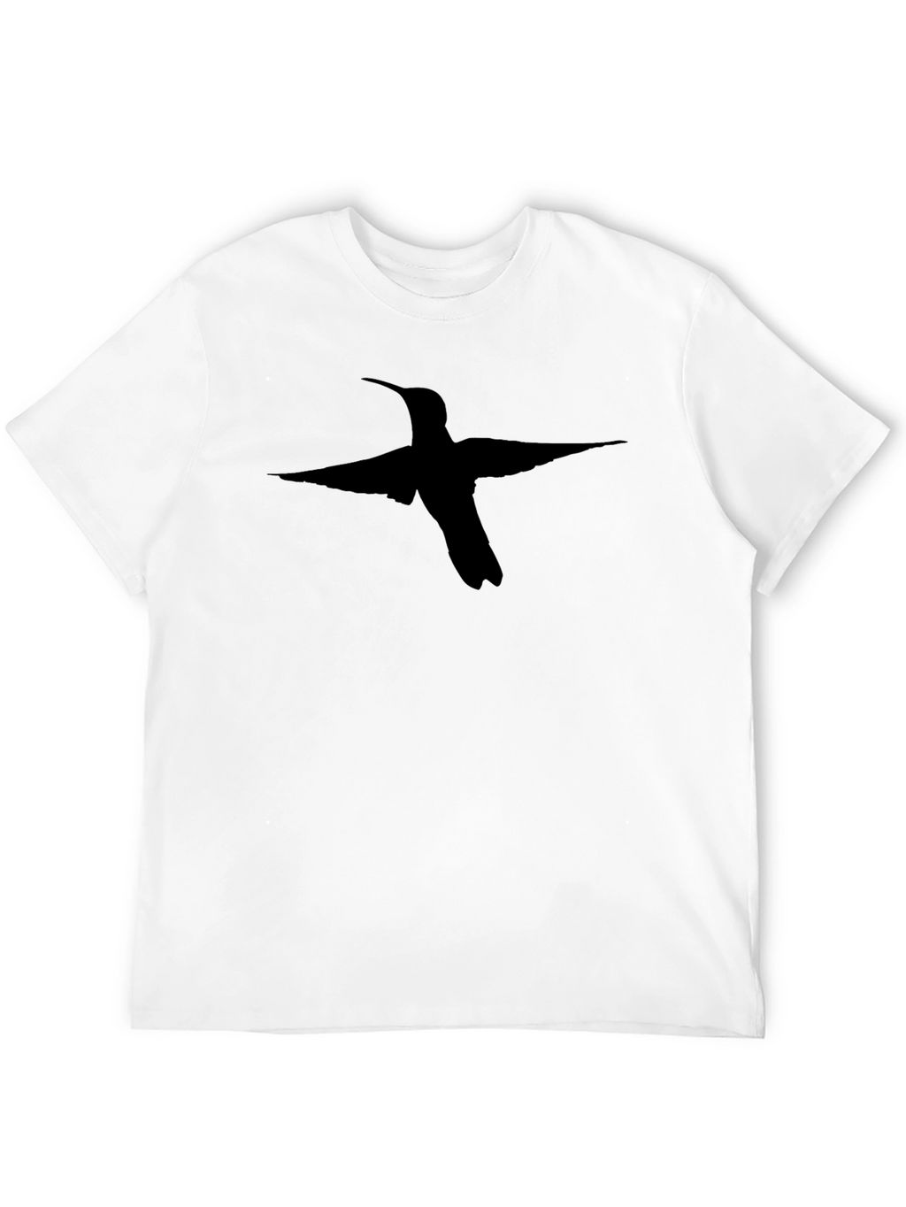 Black Hummingbird Graphic Tee - Stylish Bird Lovers T-Shirt
