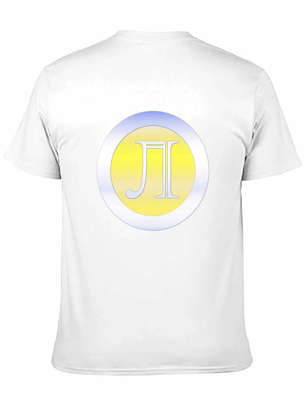 Black T-Shirt with Letter Logo
