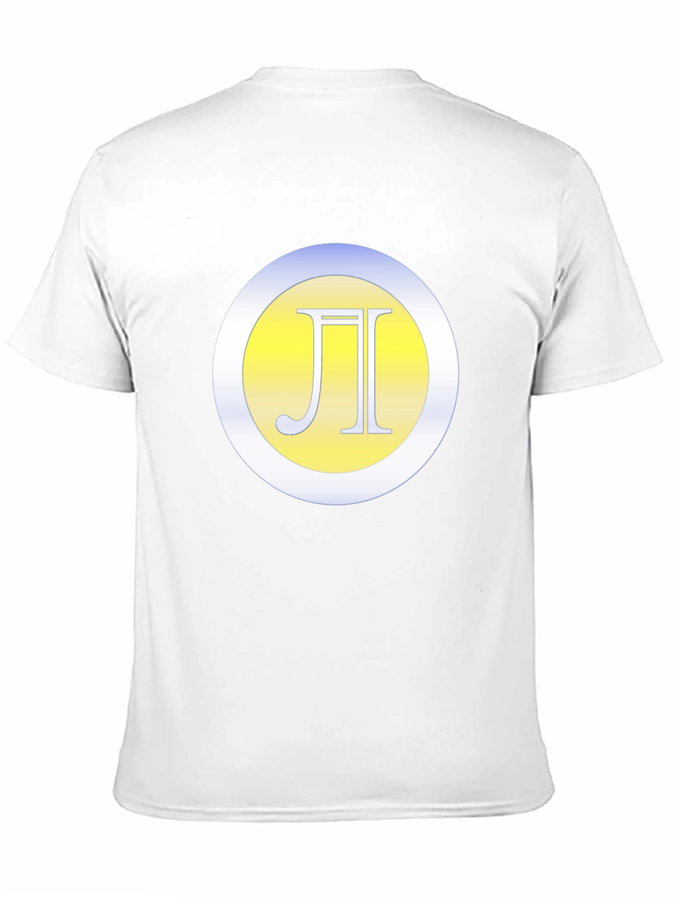 Black T-Shirt with Letter Logo