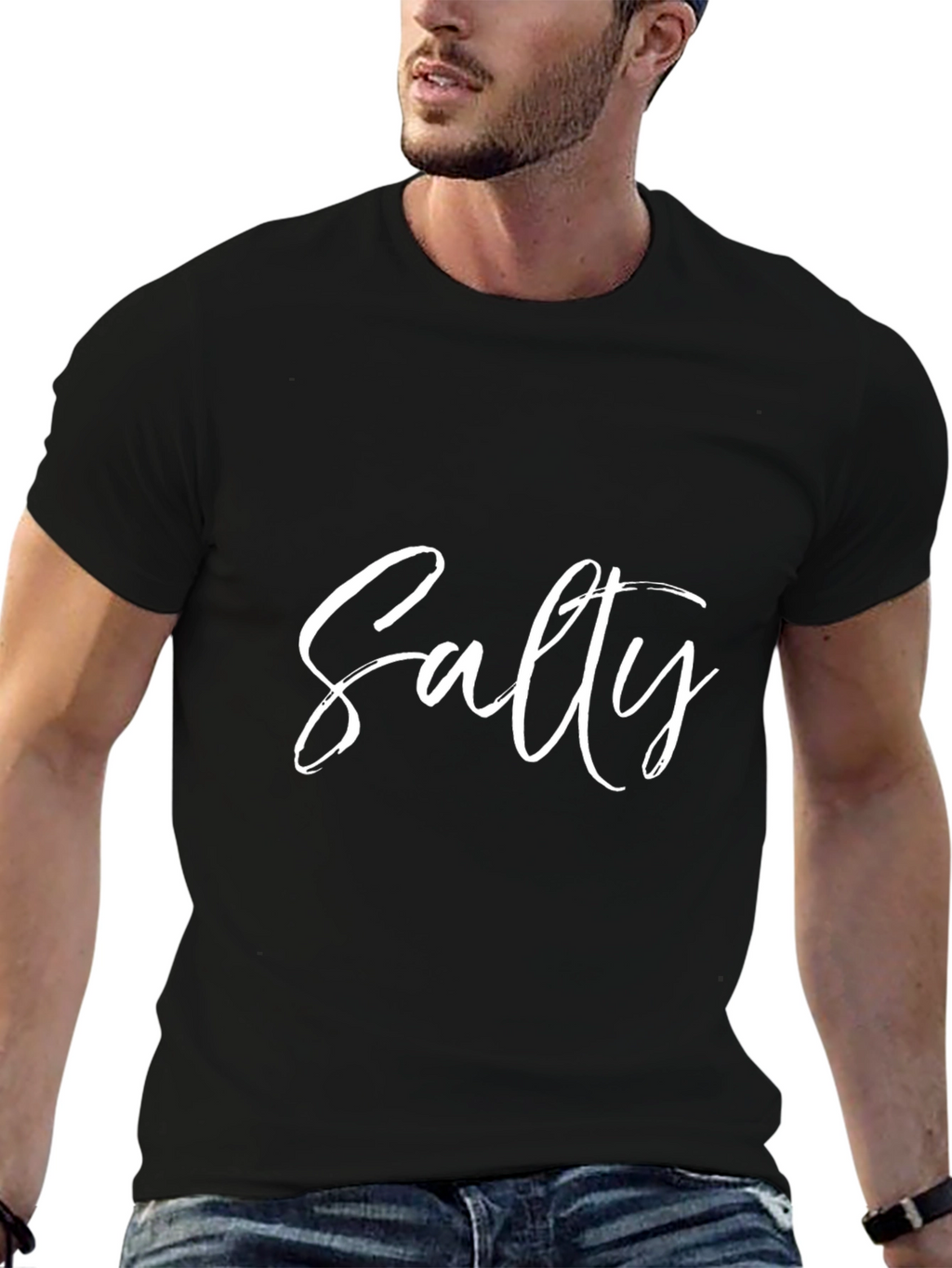 Salty Graphic Tee - Stylish Mens T-Shirt