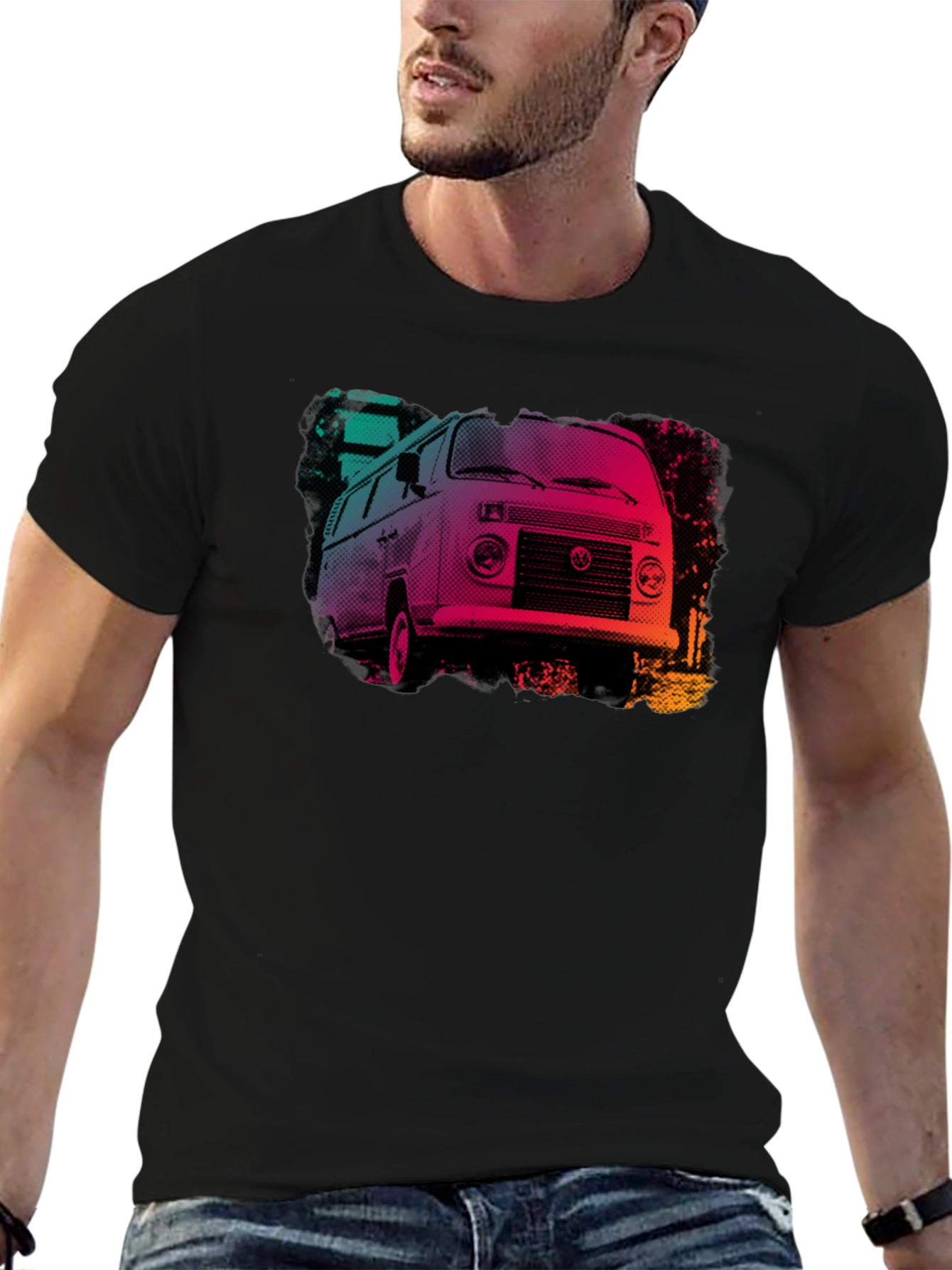 VW Bus Graphic Tee - Retro Style