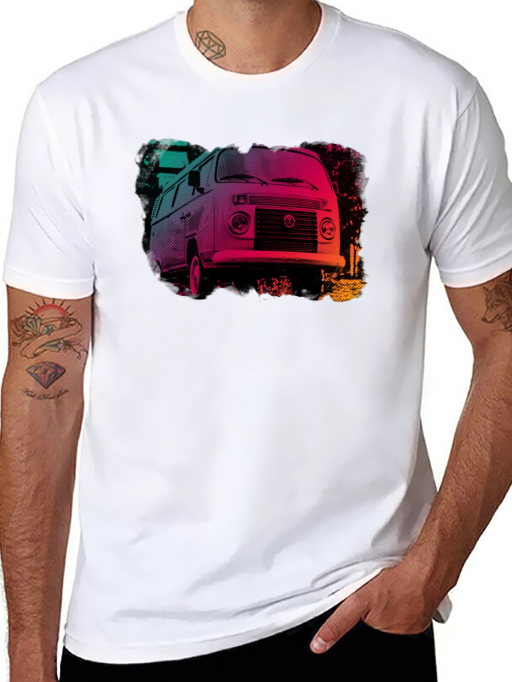 VW Bus Graphic Tee - Retro Style