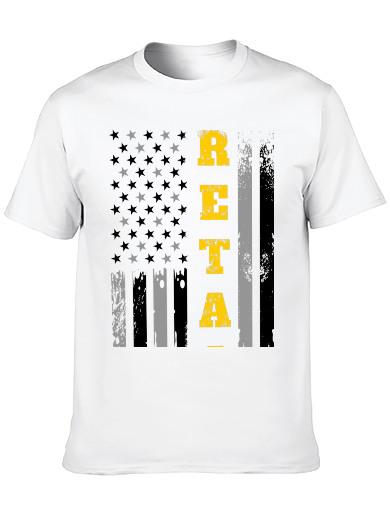 RETA T-Shirt Black American Flag
