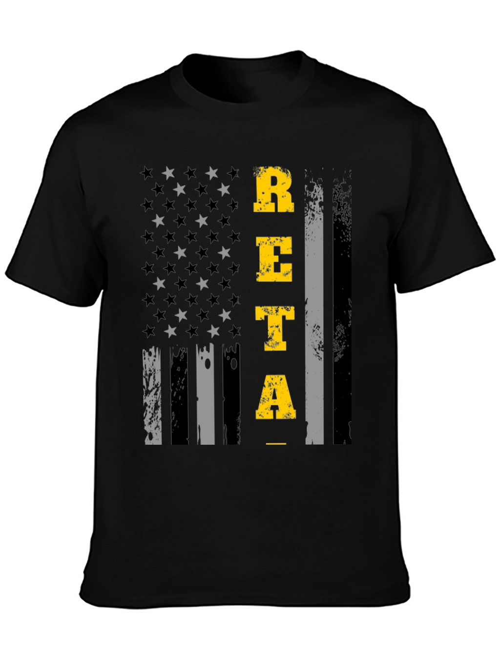 RETA T-Shirt Black American Flag