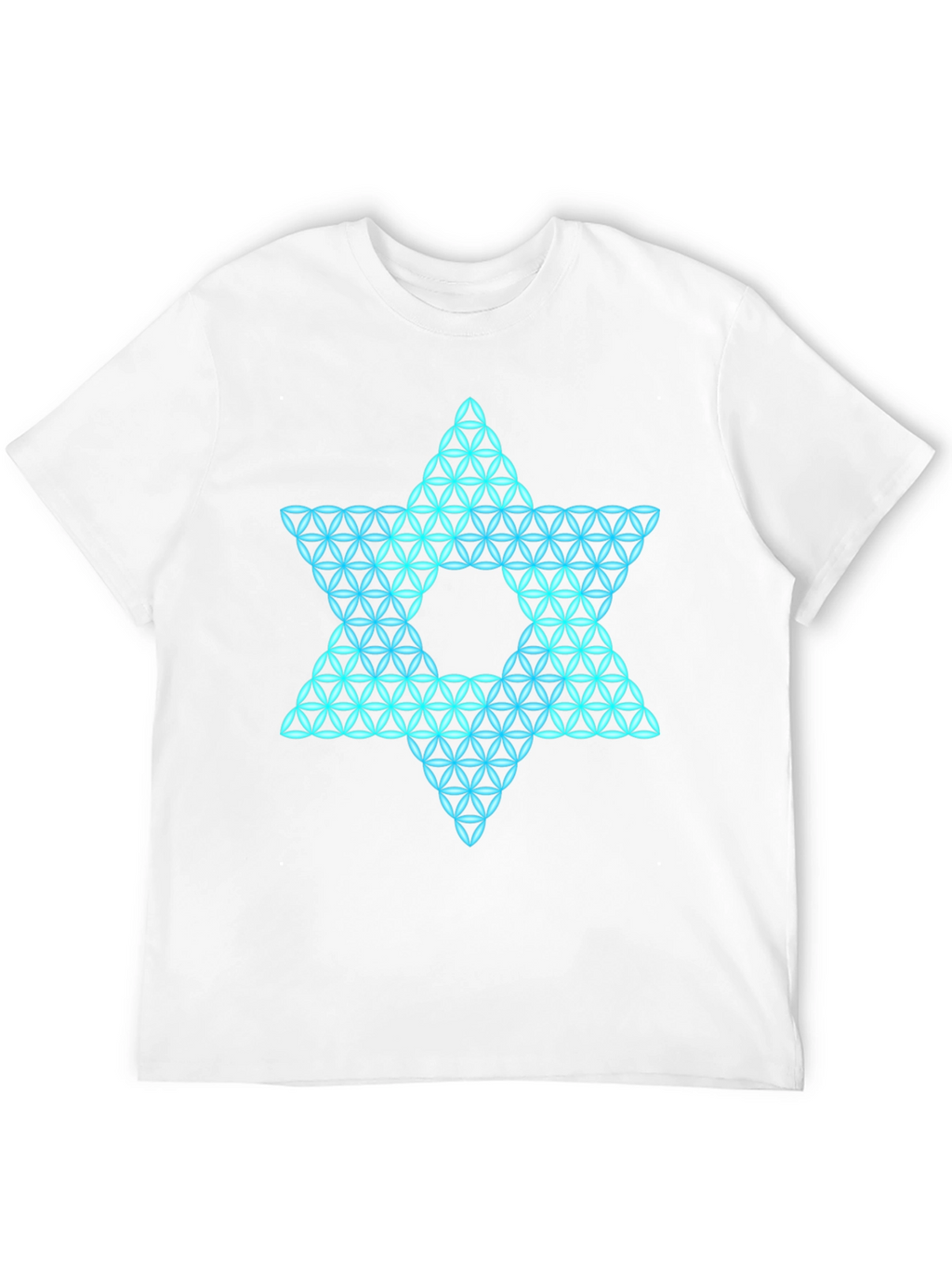 Geometric Star Graphic Tee - Mens Black T-Shirt