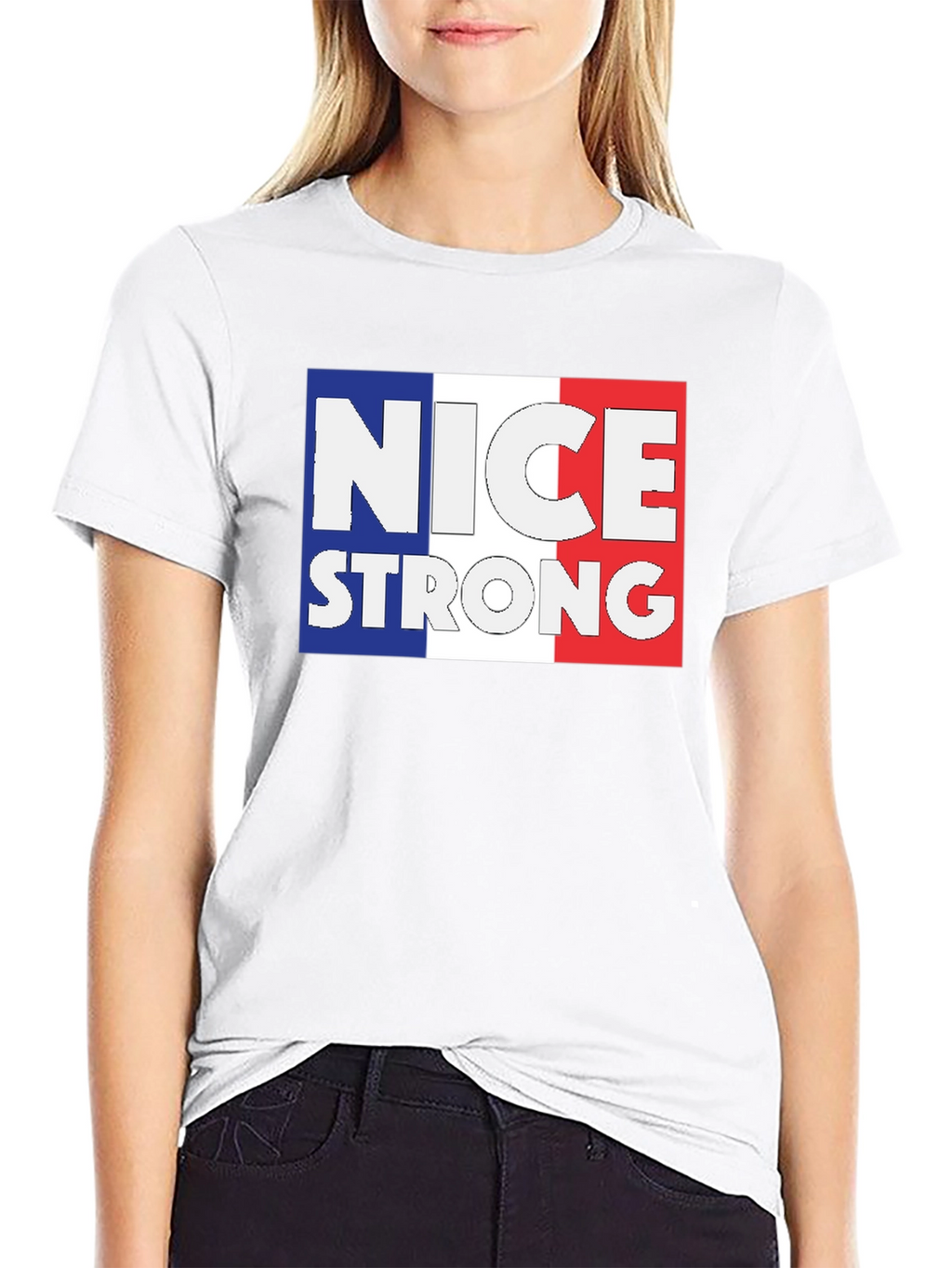 Nice Strong France Flag T-Shirt