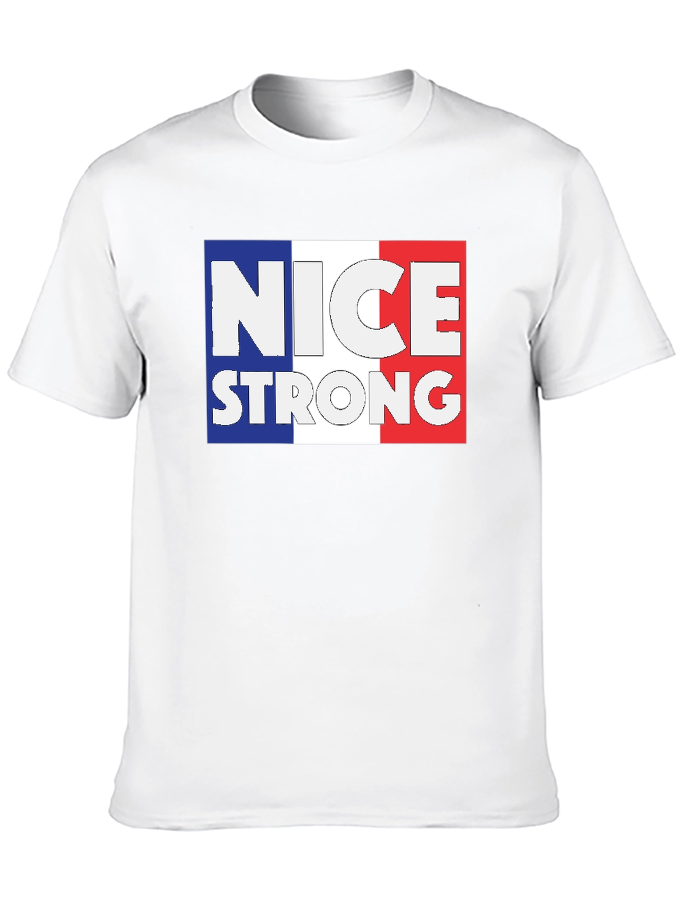 Nice Strong France Flag T-Shirt