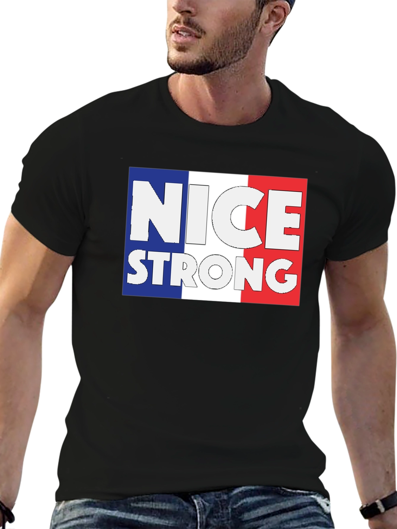 Nice Strong France Flag T-Shirt