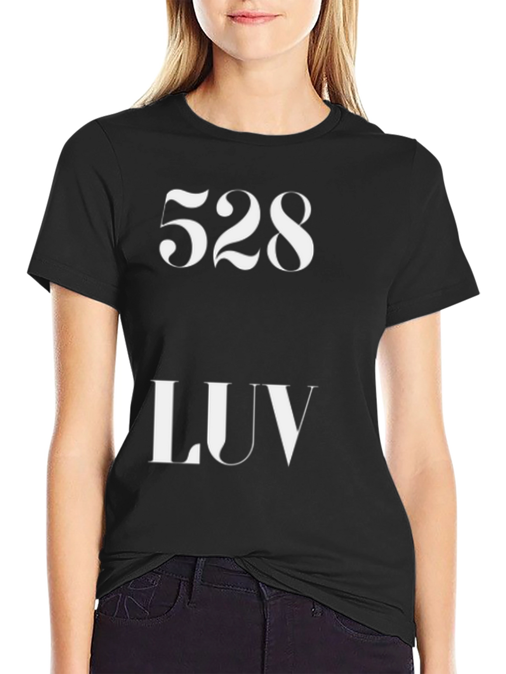 528 LUV Black T-Shirt - Positive Vibration Tee
