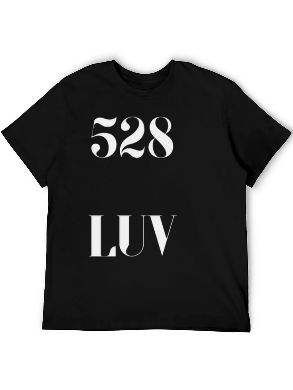528 LUV Black T-Shirt - Positive Vibration Tee