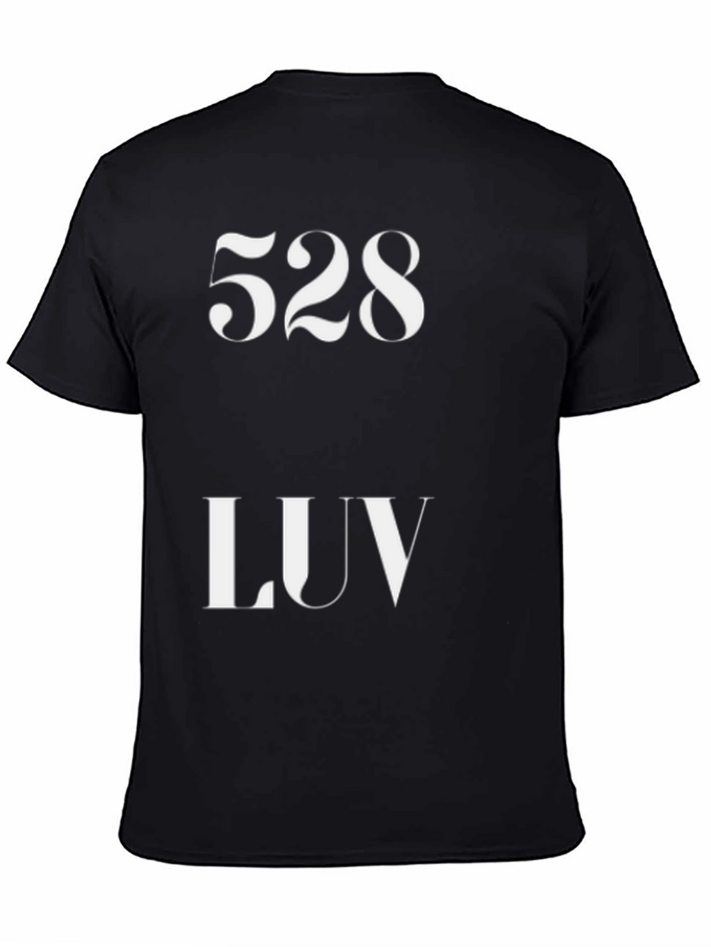 528 LUV Black T-Shirt - Positive Vibration Tee