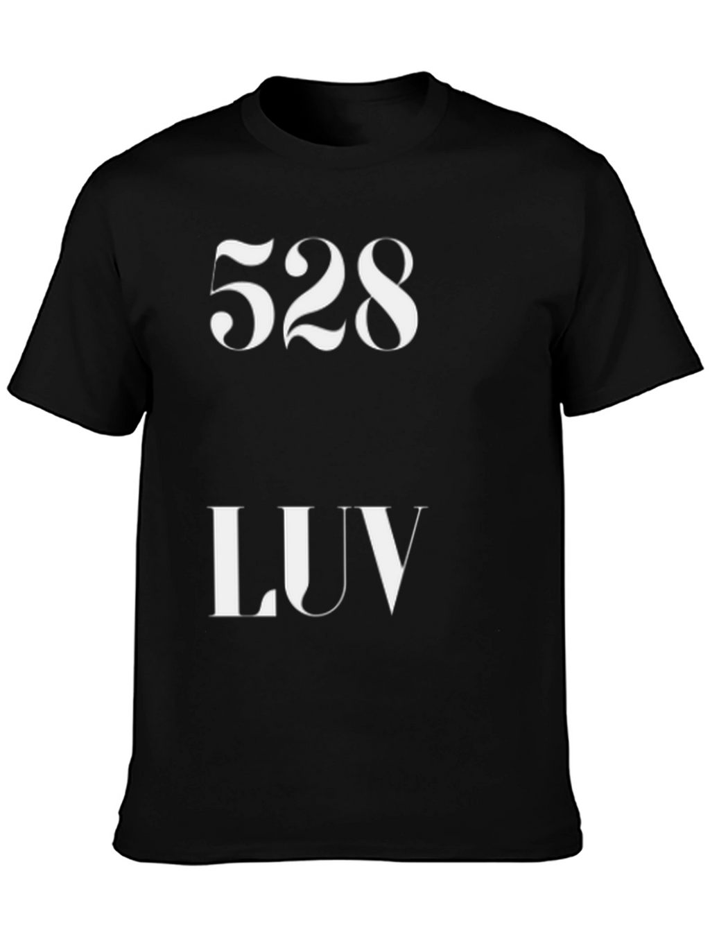 528 LUV Black T-Shirt - Positive Vibration Tee