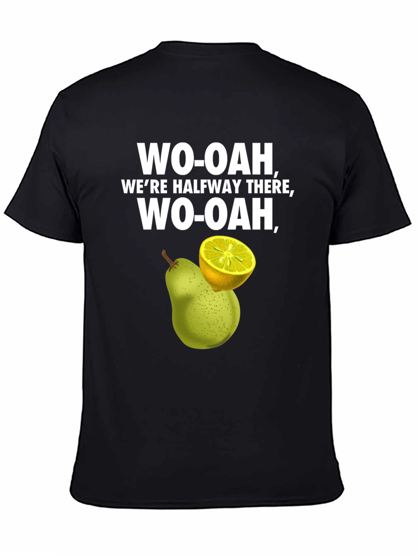 WO-OAH Halfway There T-Shirt Pear and Lemon Graphic Tee