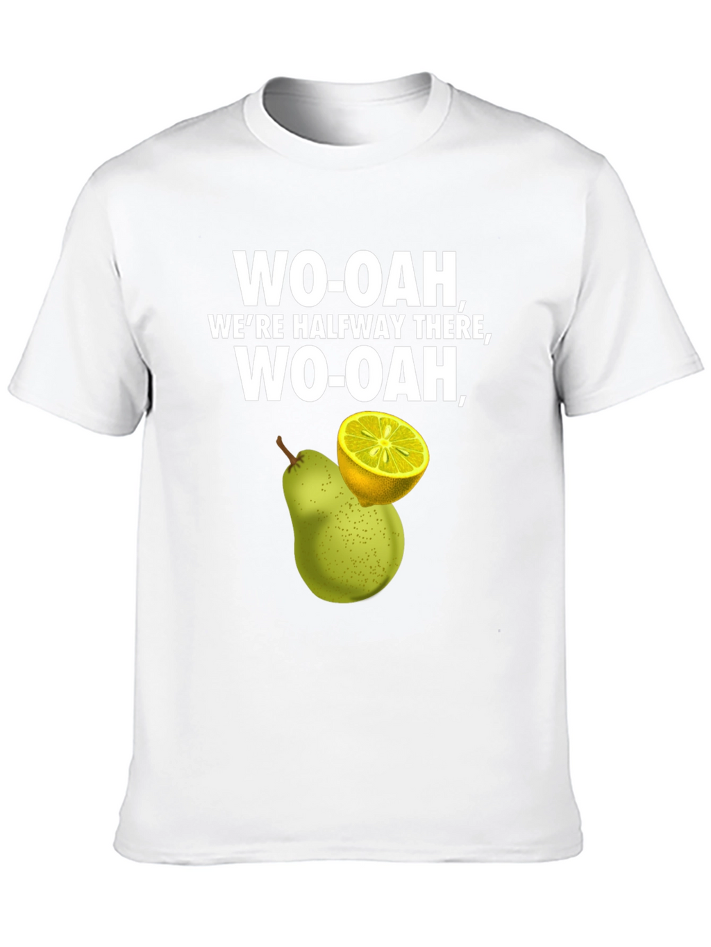 WO-OAH Halfway There T-Shirt Pear and Lemon Graphic Tee