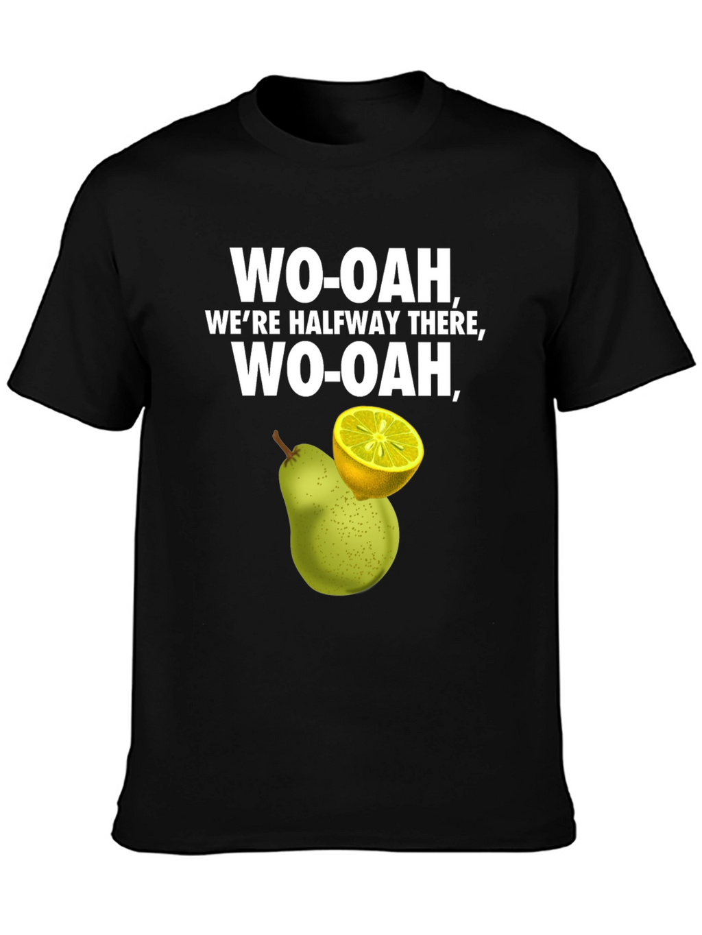 WO-OAH Halfway There T-Shirt Pear and Lemon Graphic Tee