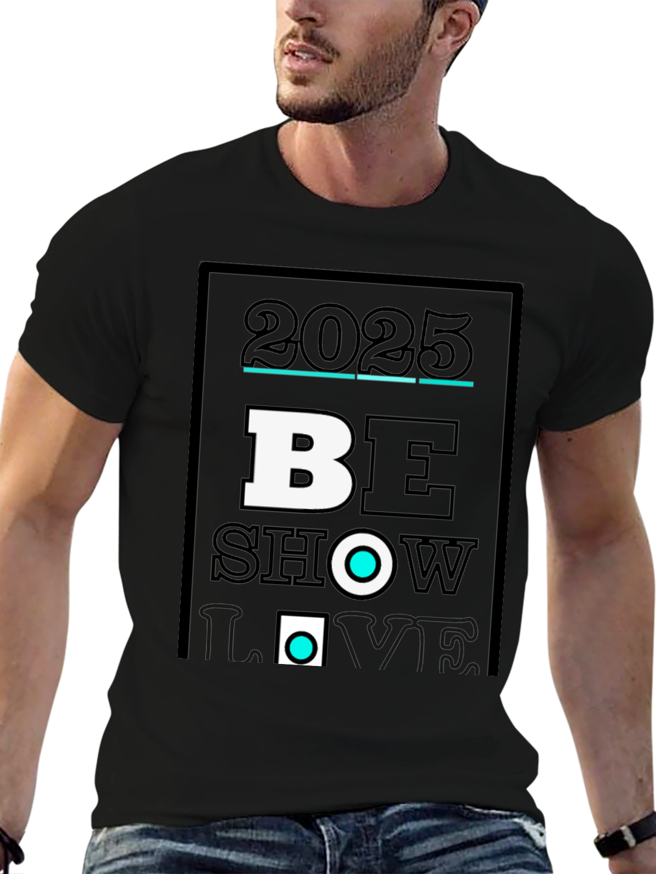 2025 Be Show Love Black Graphic Tee
