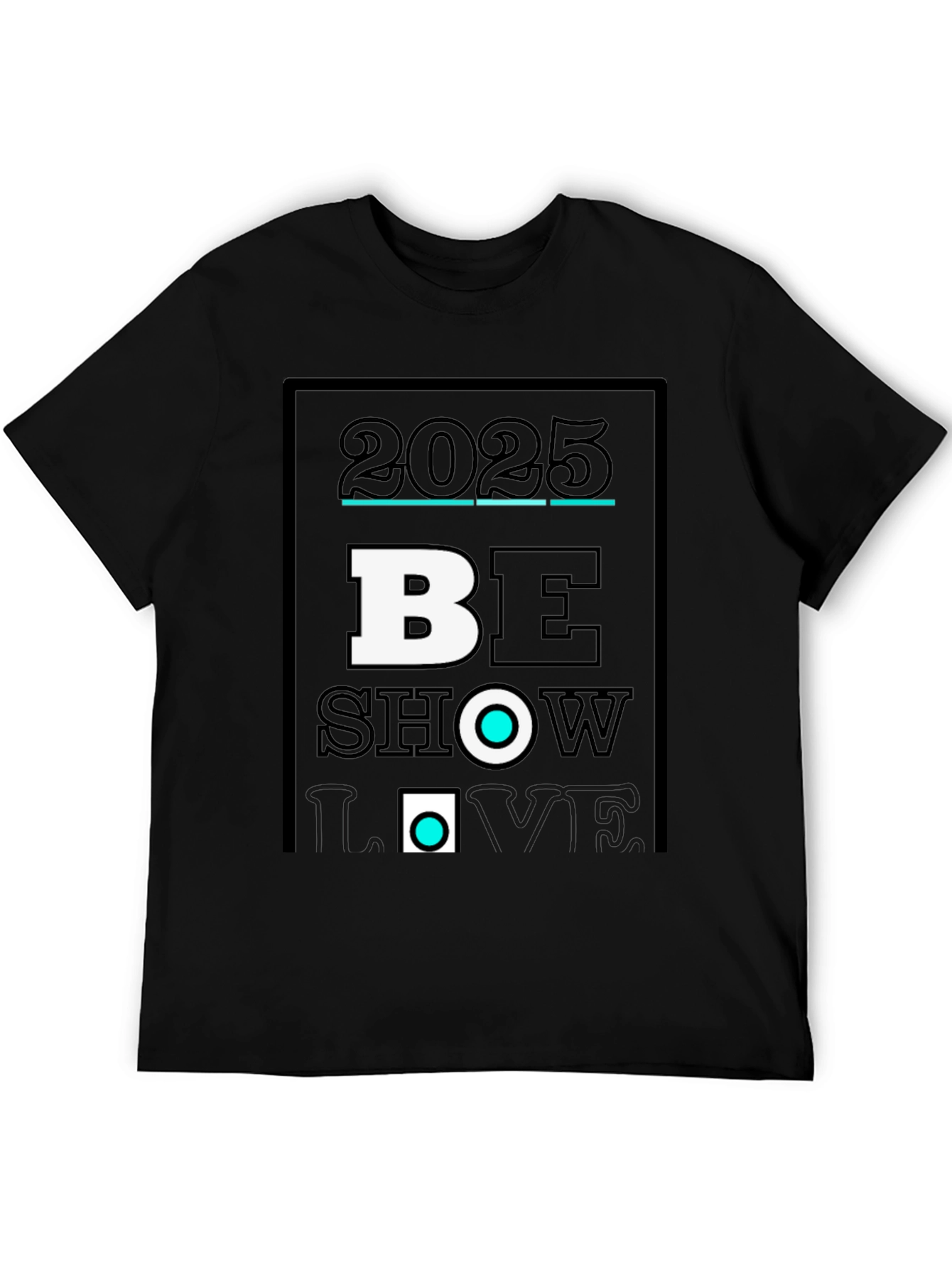 2025 Be Show Love Black Graphic Tee