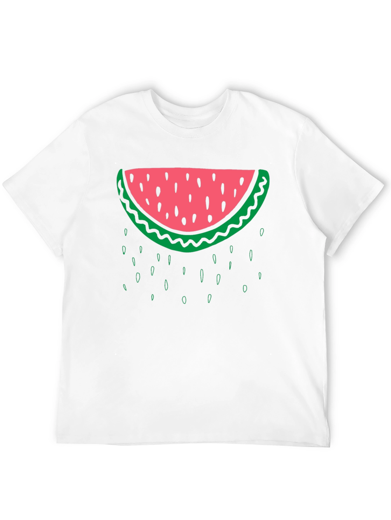 Watermelon Graphic Black T-Shirt