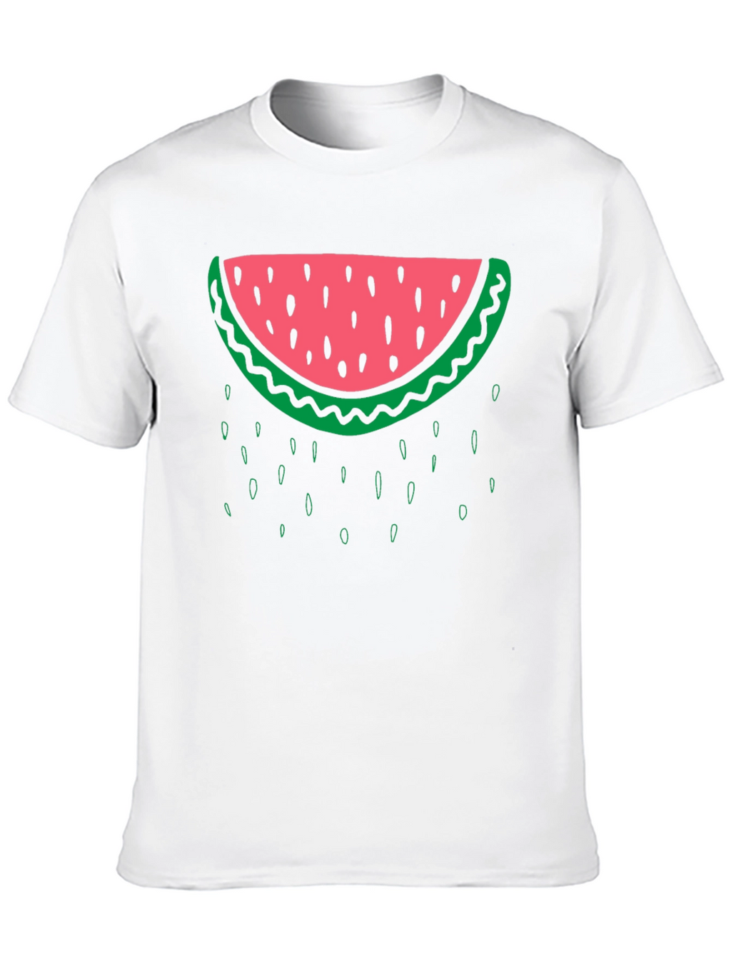 Watermelon Graphic Black T-Shirt