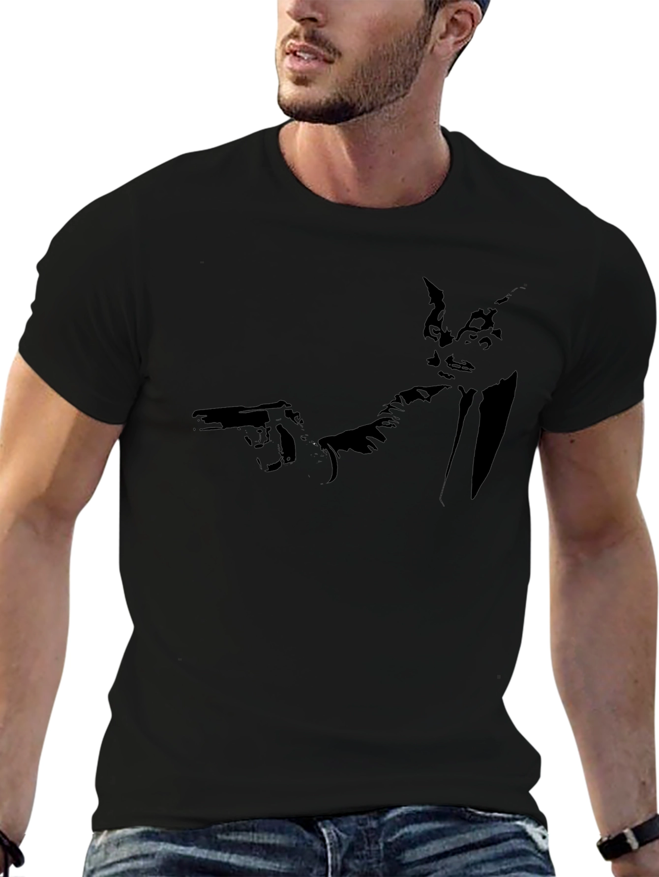 Pulp Fiction Inspired Graphic Tee - Black