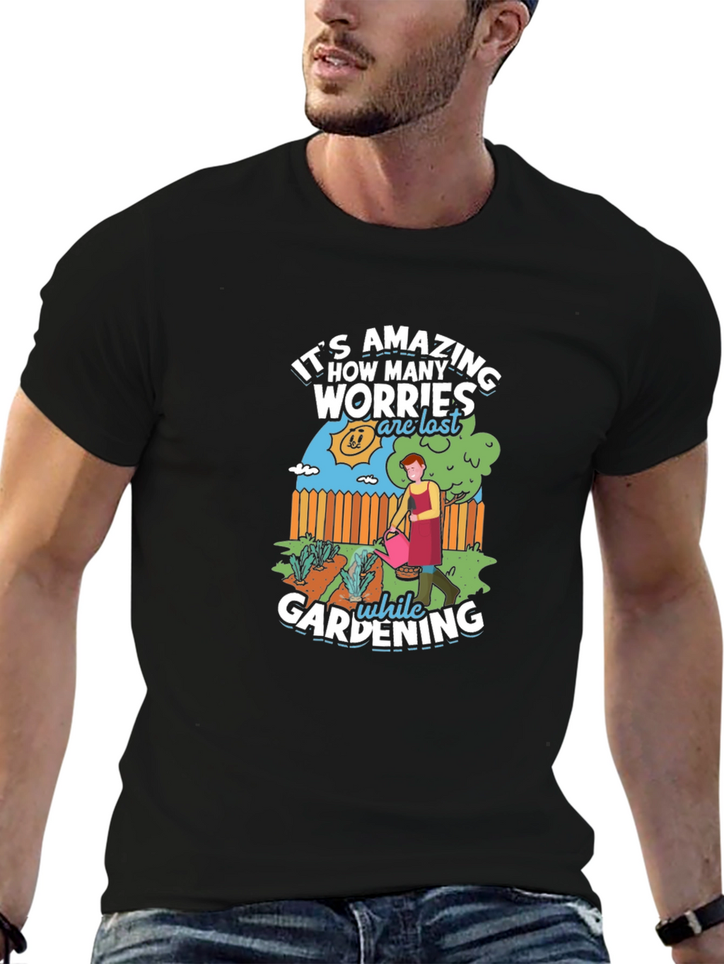 Gardening Worry-Free Graphic Tee