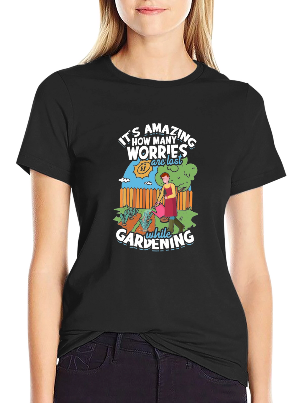 Gardening Worry-Free Graphic Tee