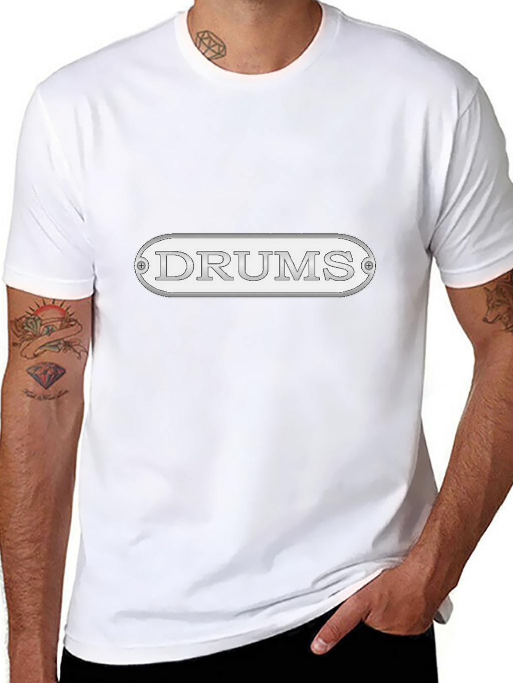Drums T-Shirt - Classic Rock Music Tee