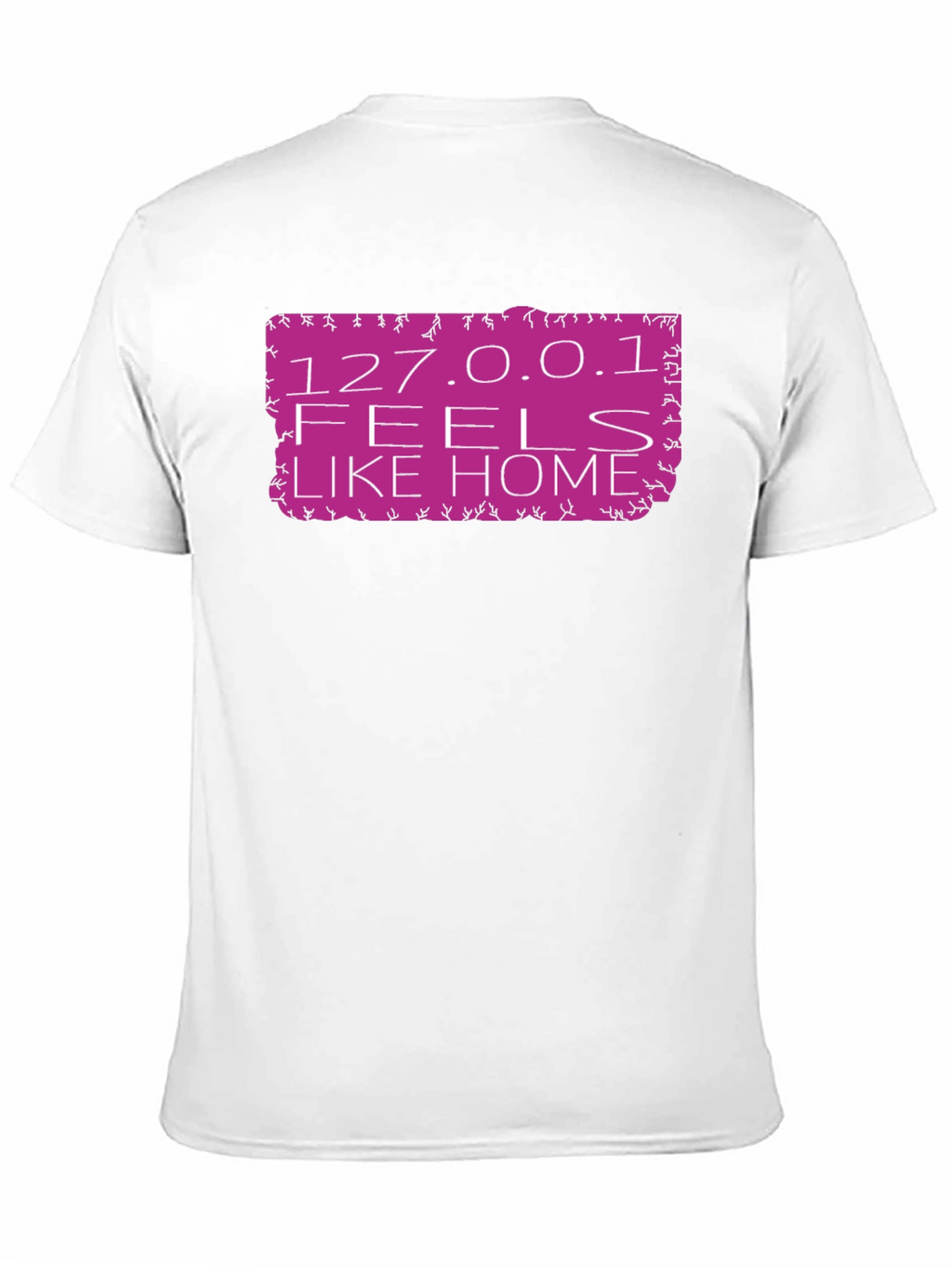 127.0.0.1 Feels Like Home Black T-Shirt