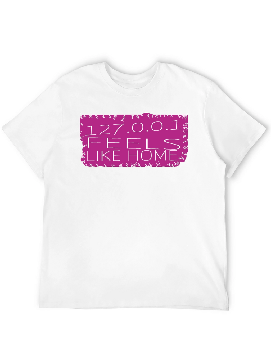 127.0.0.1 Feels Like Home Black T-Shirt
