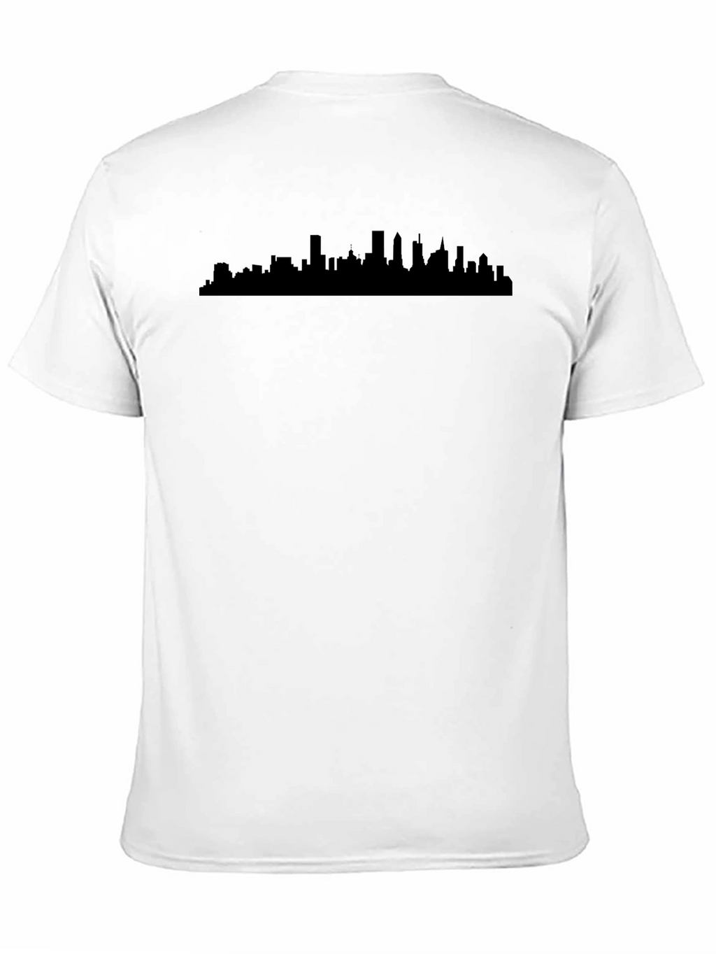 Cityscape Silhouette Black T-Shirt