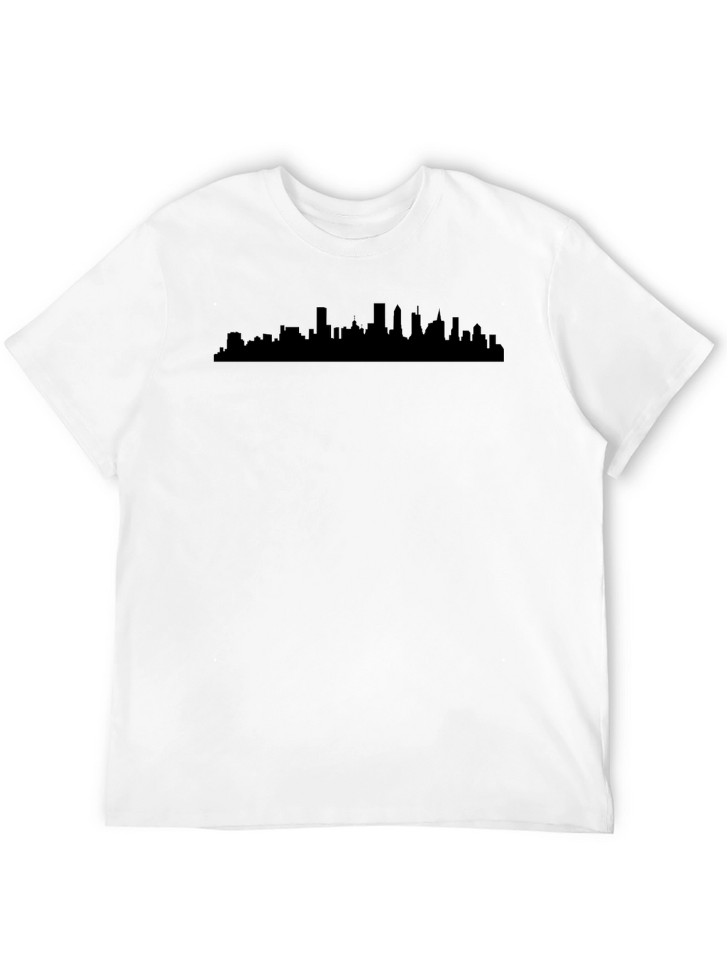Cityscape Silhouette Black T-Shirt