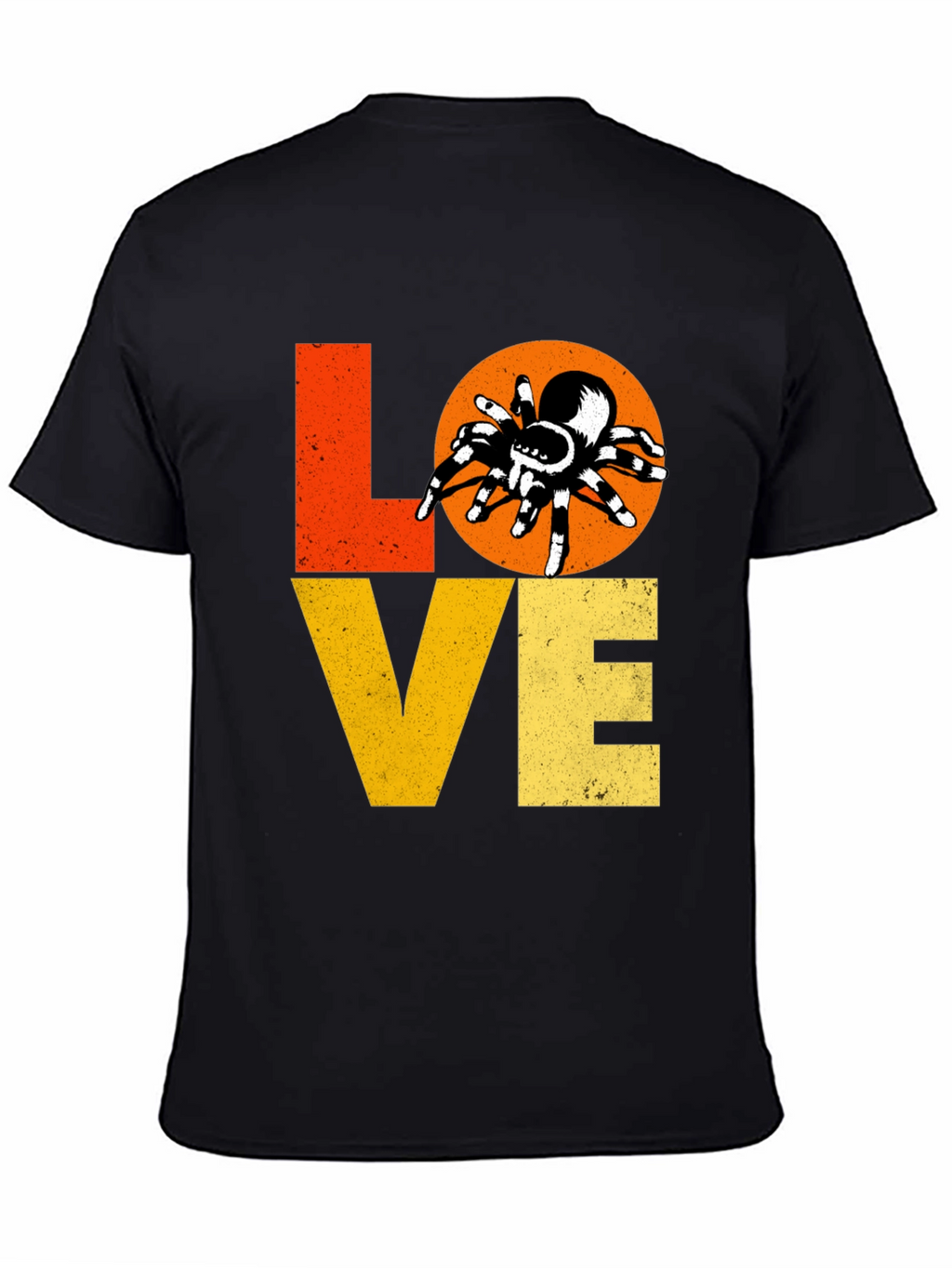 Love Spiders Black Graphic Tee