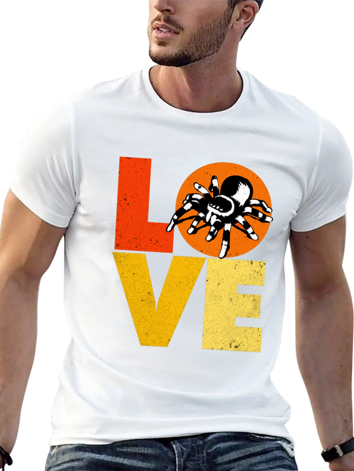 Love Spiders Black Graphic Tee