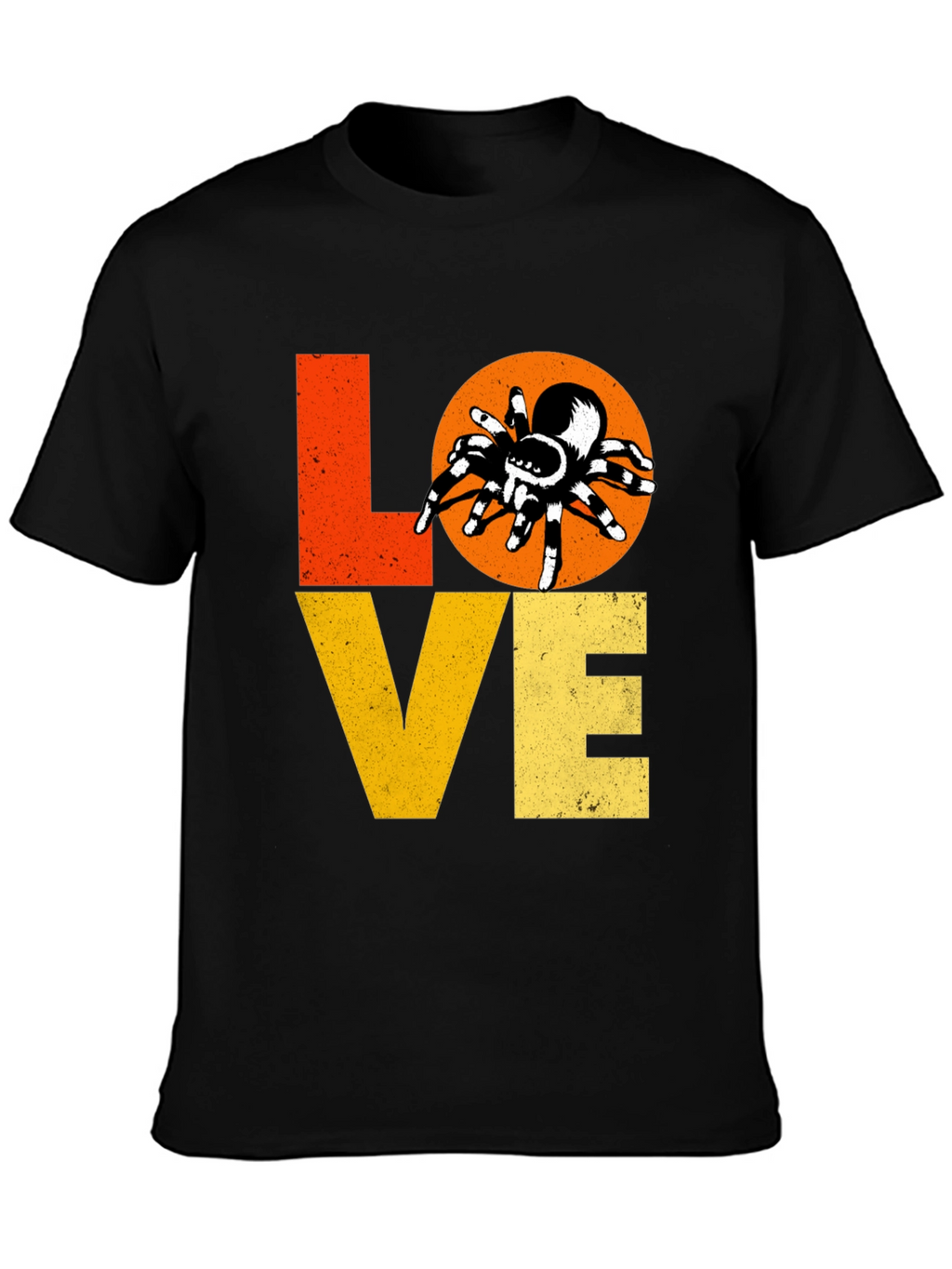 Love Spiders Black Graphic Tee