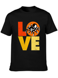 Love Spiders Black Graphic Tee