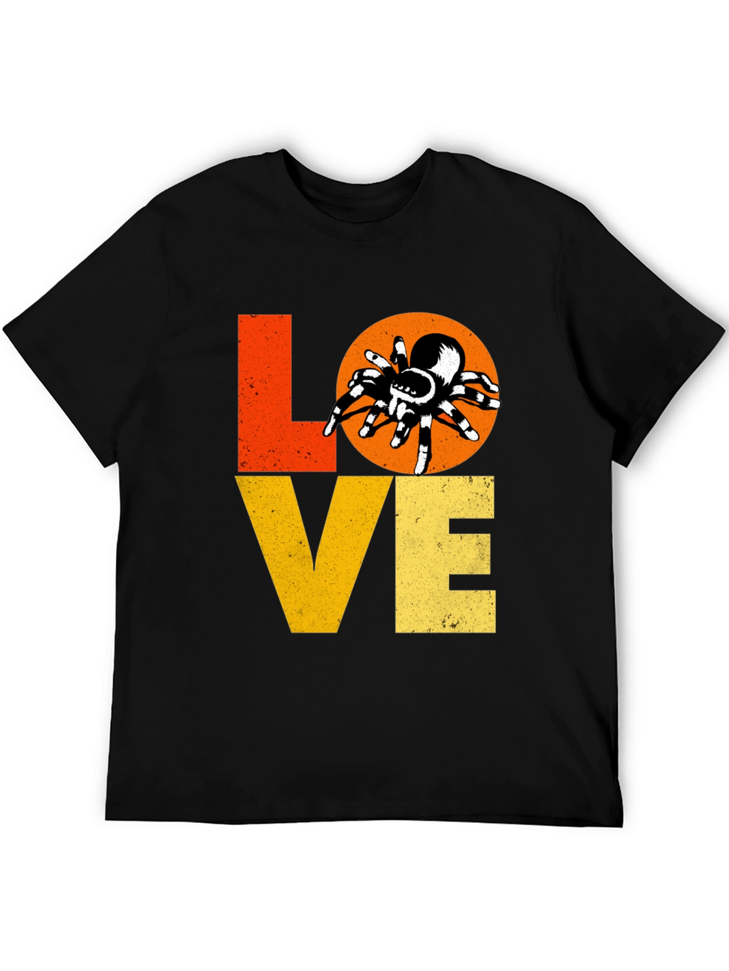 Love Spiders Black Graphic Tee