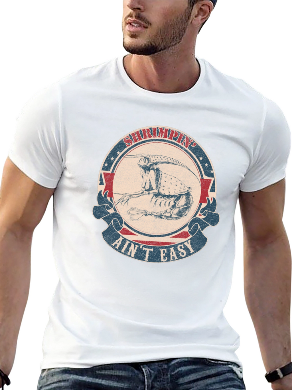 Shrimpin Aint Easy Graphic T-Shirt
