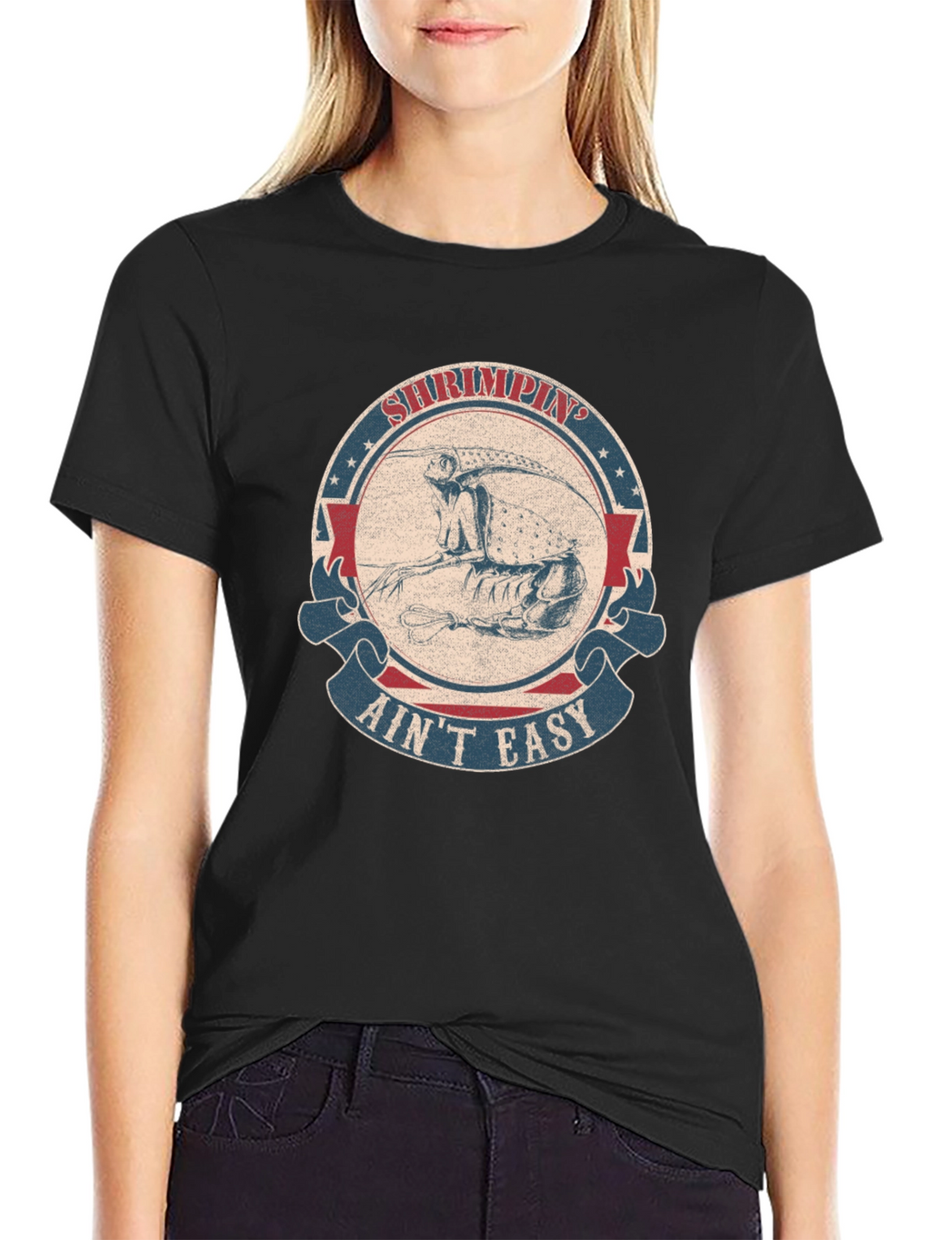 Shrimpin Aint Easy Graphic T-Shirt