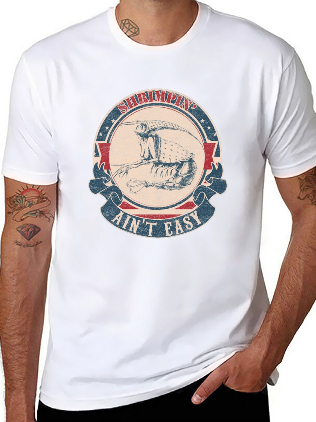 Shrimpin Aint Easy Graphic T-Shirt