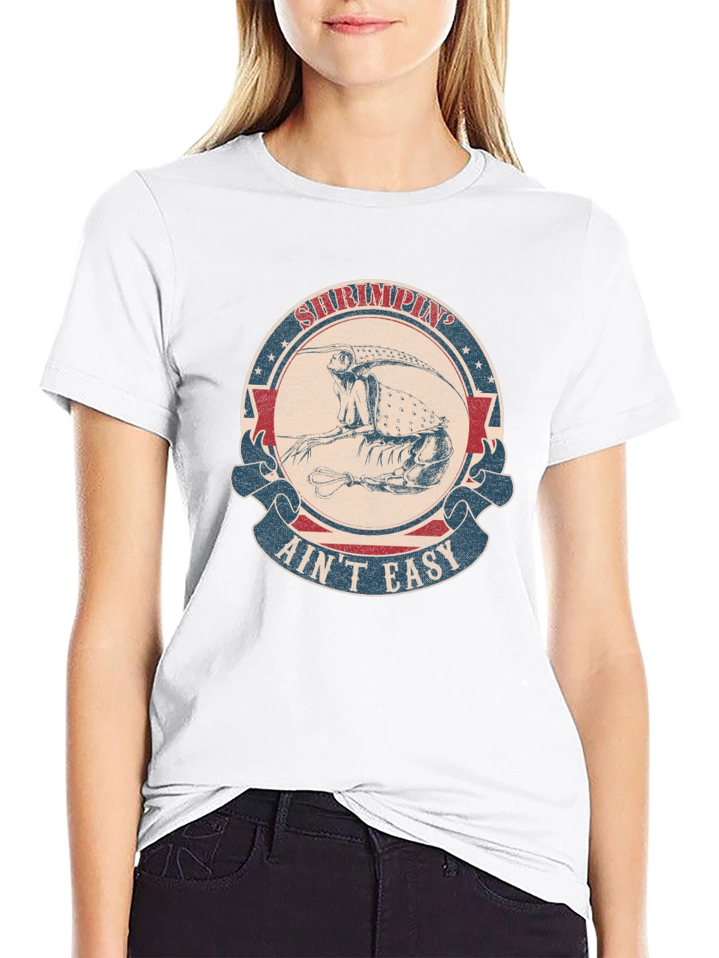 Shrimpin Aint Easy Graphic T-Shirt