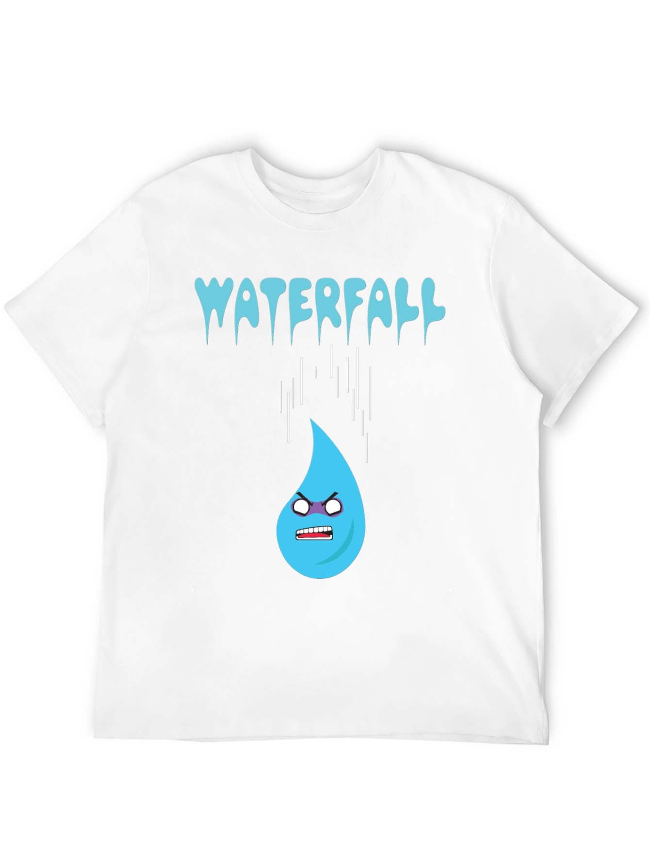 Waterfall Cartoon Graphic Tee