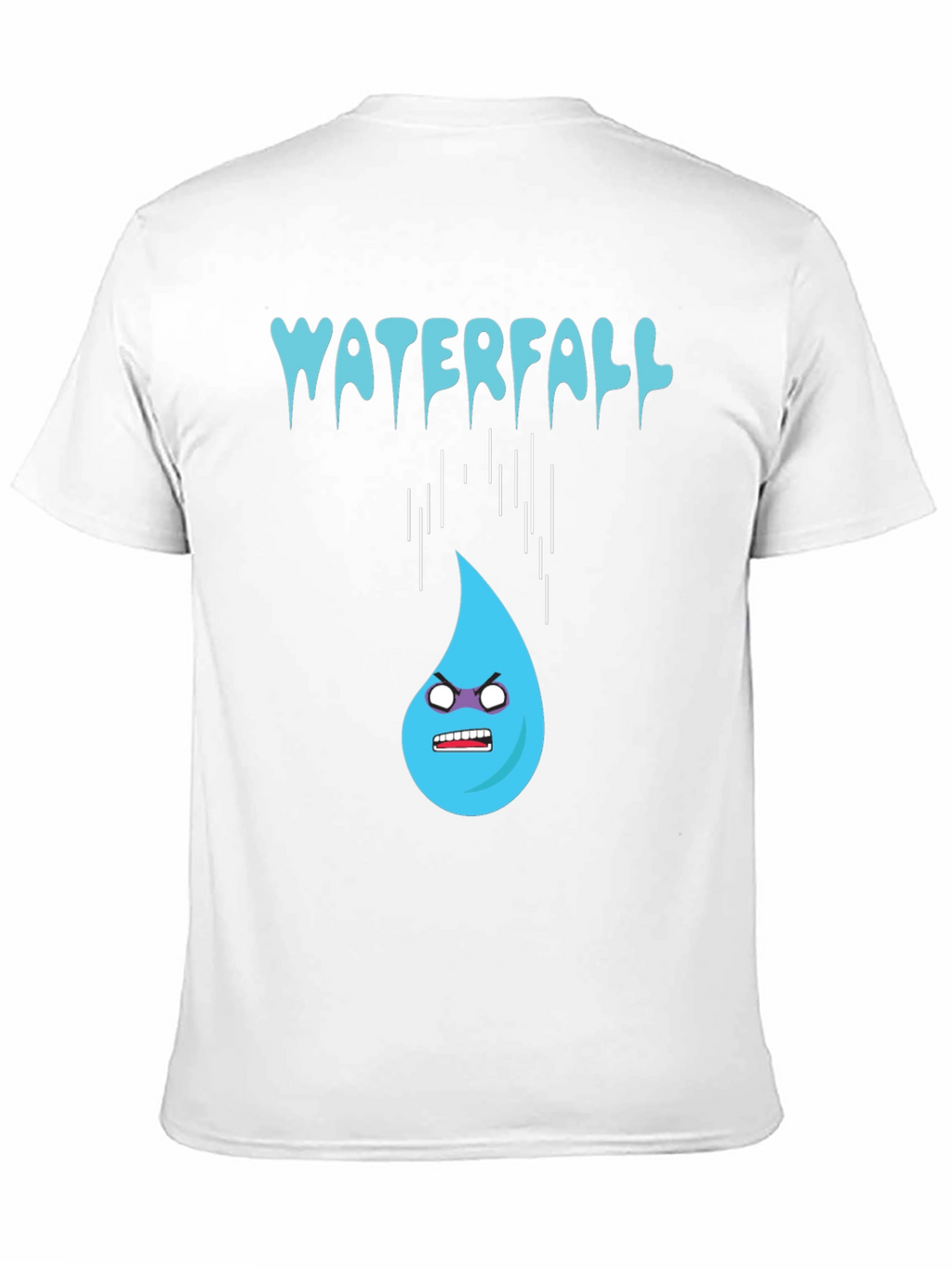 Waterfall Cartoon Graphic Tee