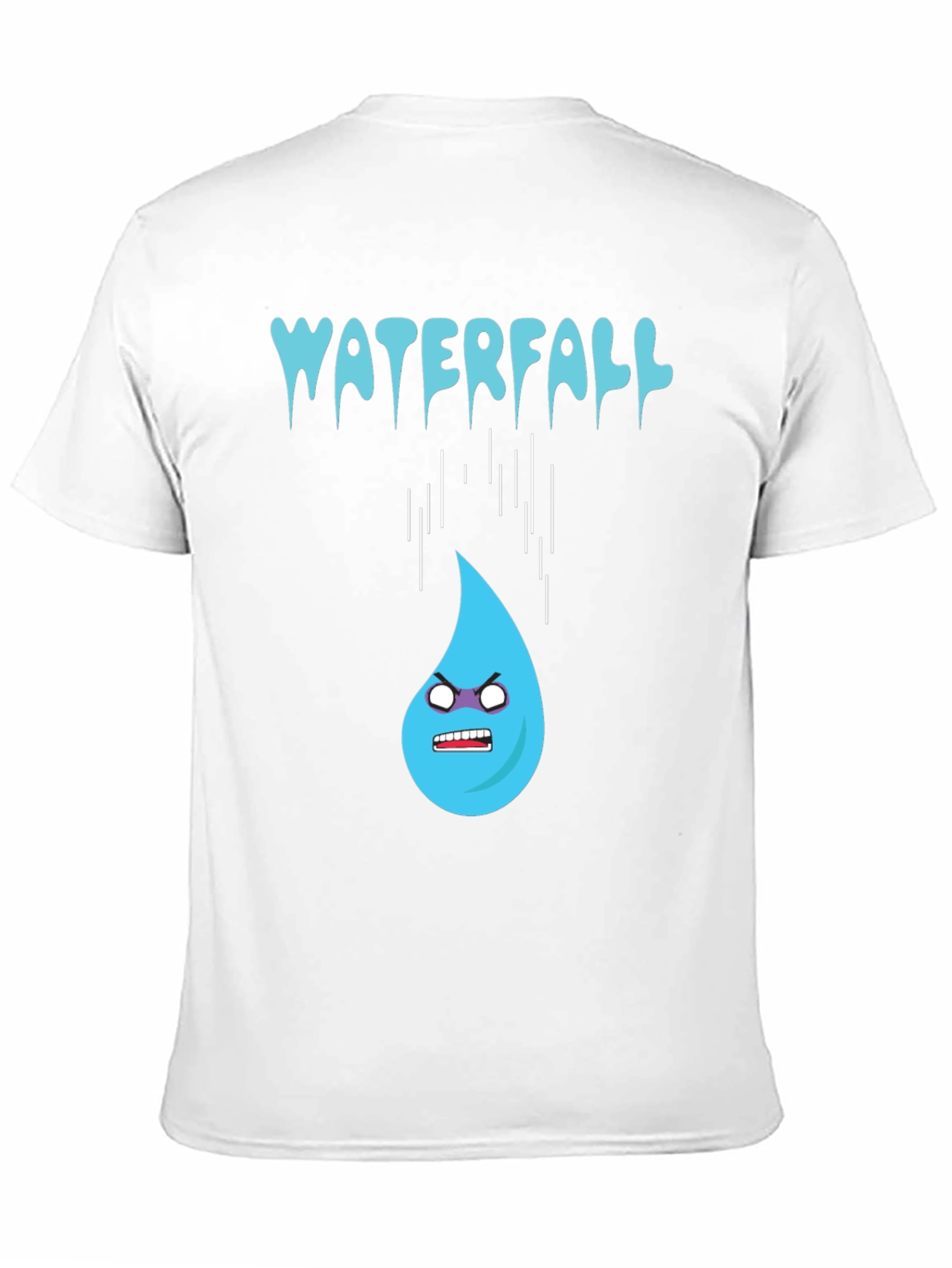 Waterfall Cartoon Graphic Tee