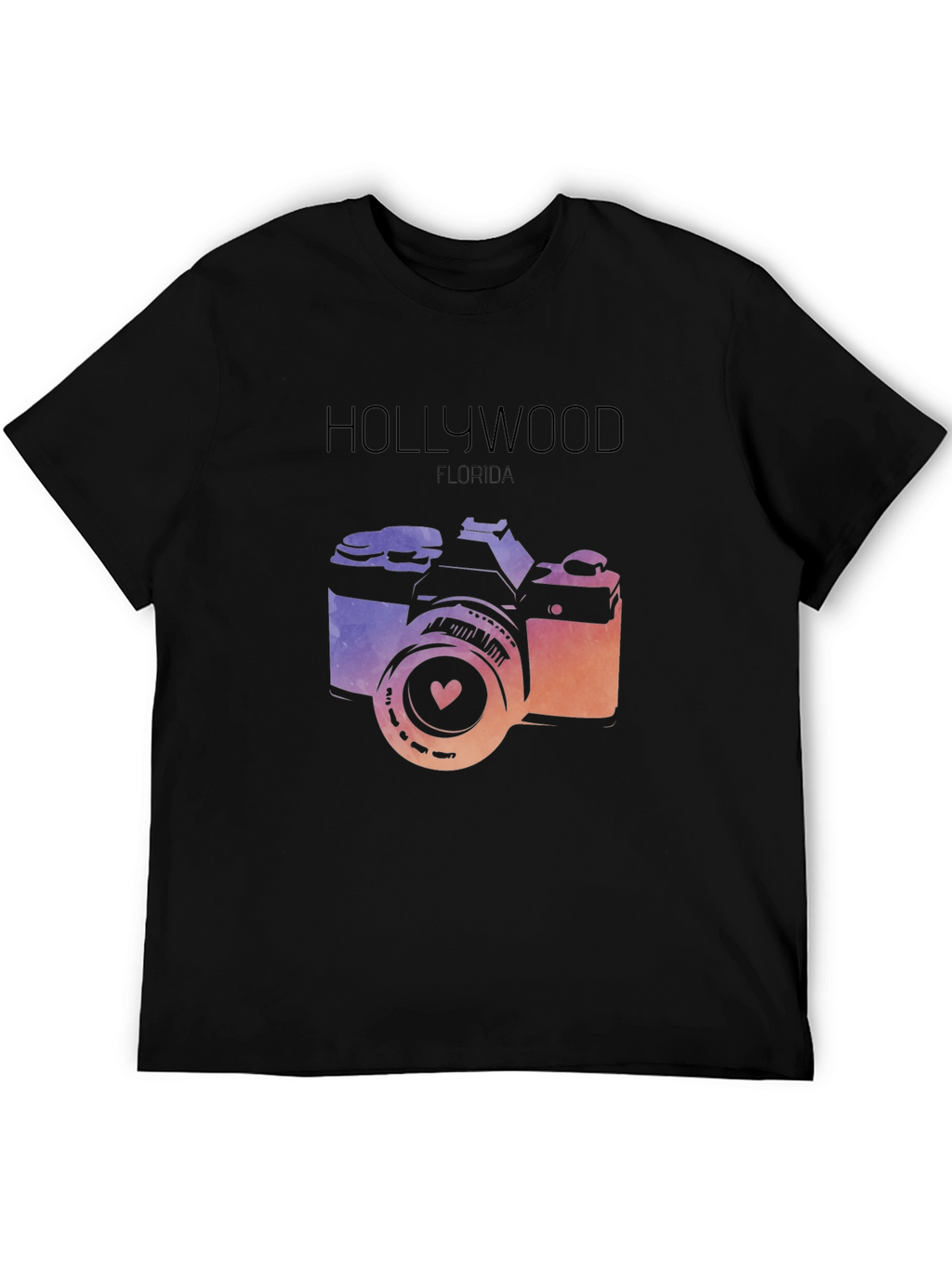 Hollywood Florida Camera Graphic Tee