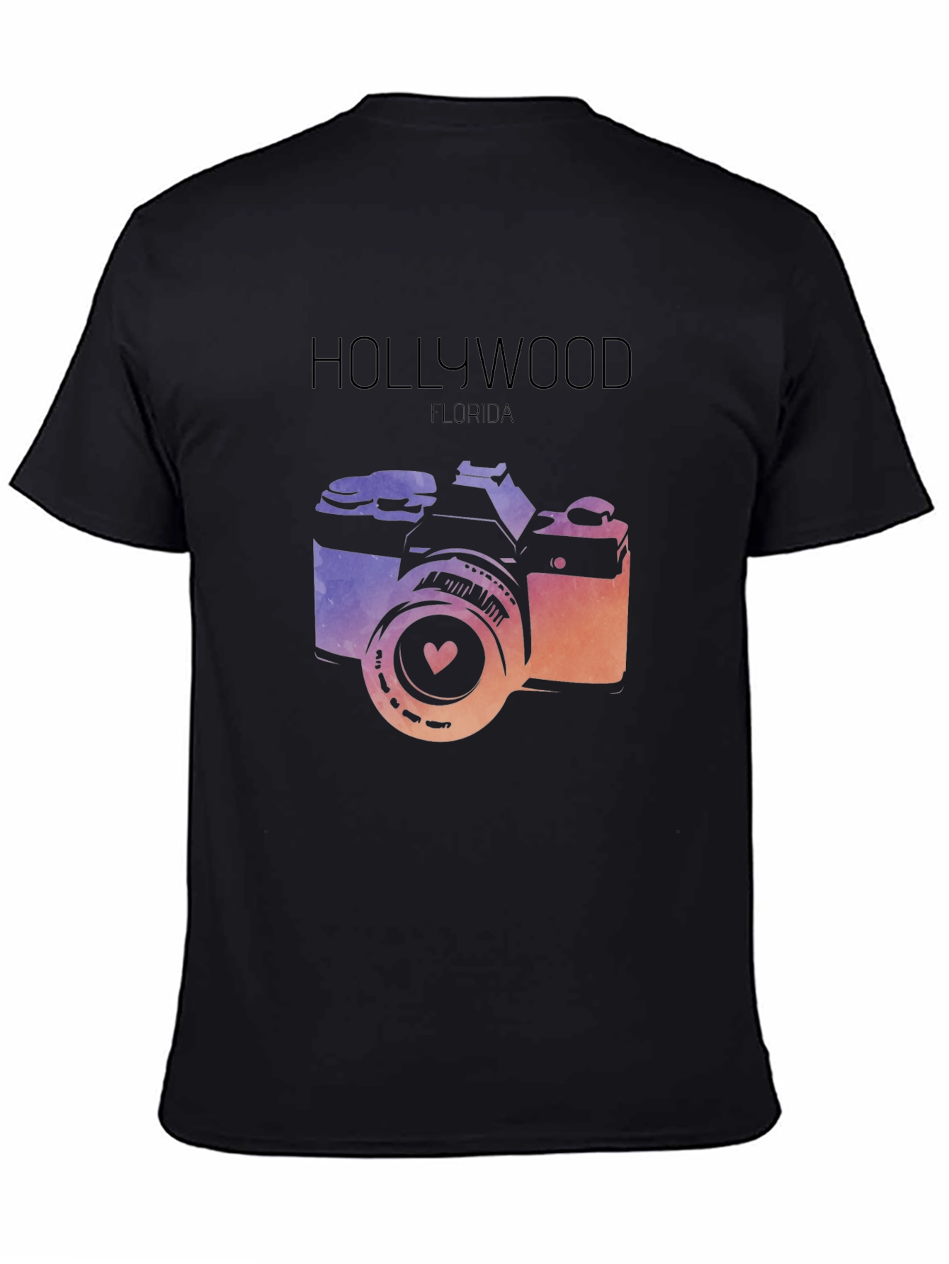 Hollywood Florida Camera Graphic Tee